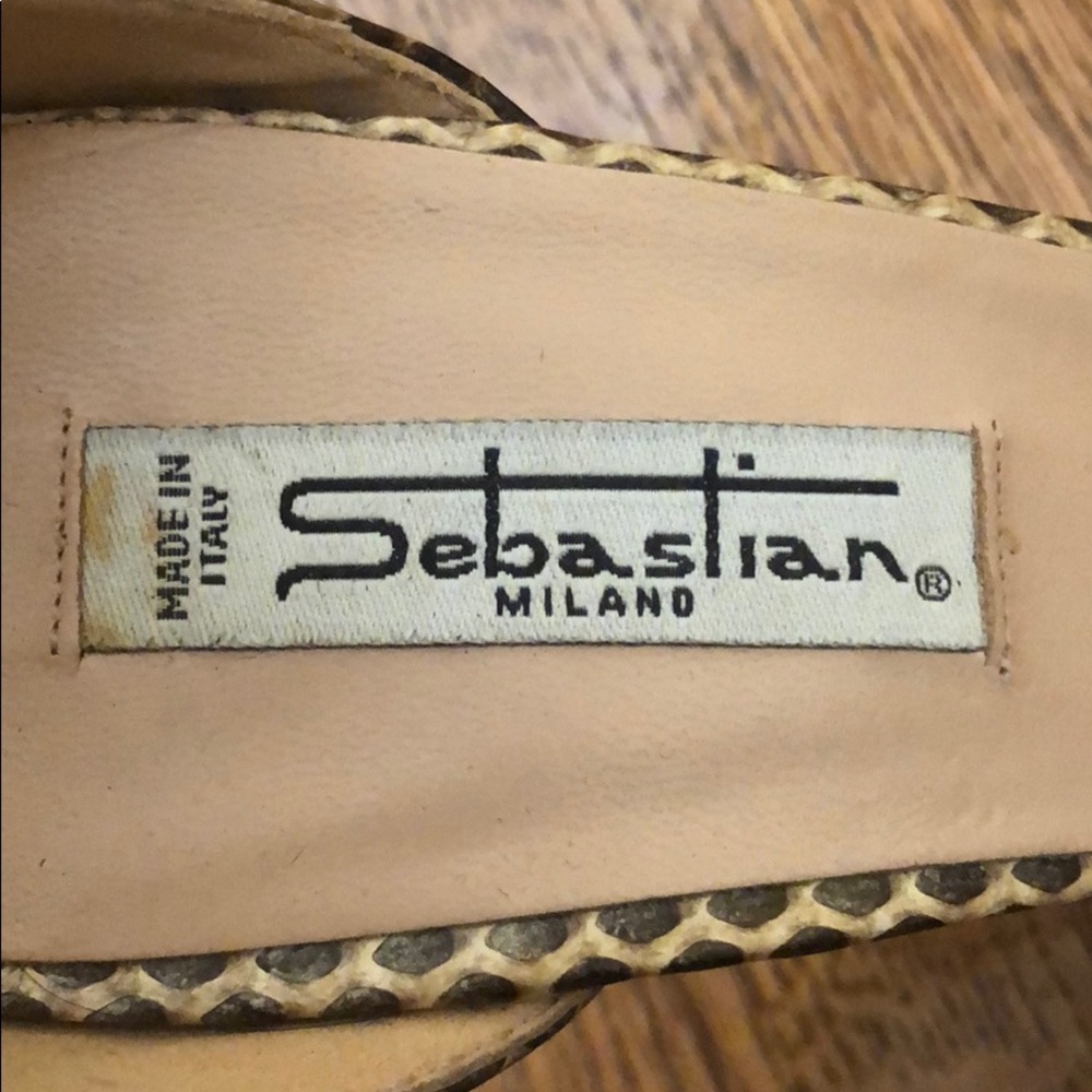 Sebastian Mixed-Media Heels - Picture 6 of 8